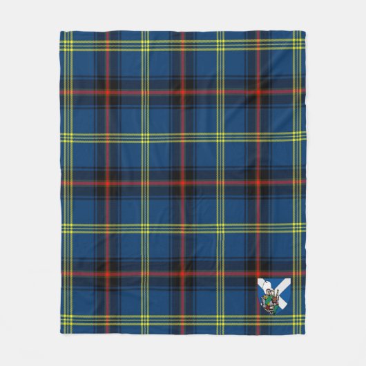Scotts Grewar Tartan Pset Fleece Deken (Voorkant)