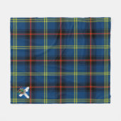 Scotts Grewar Tartan Pset Fleece Deken (Voorkant (Horizontaal))