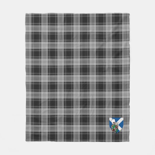 Scotts Grey Douglas Tartan Pset Fleece Deken (Voorkant)