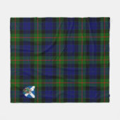 Scotts Gunn Modern Tartan Plaid Fleece Deken (Voorkant (Horizontaal))