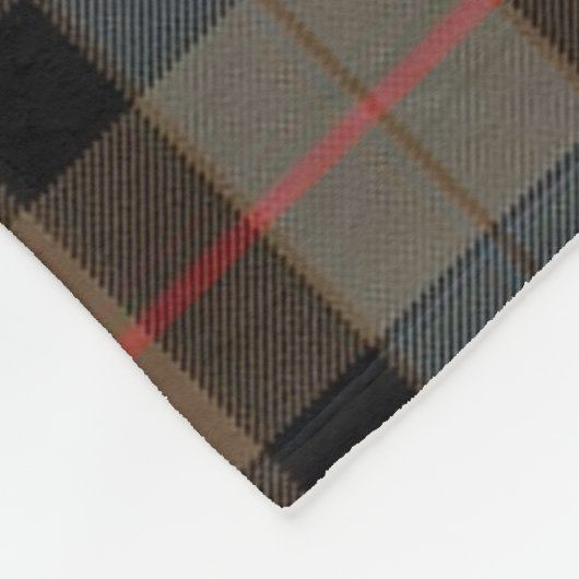 Scotts Gunn Weathered Tartan Pset Fleece Deken (Hoek)