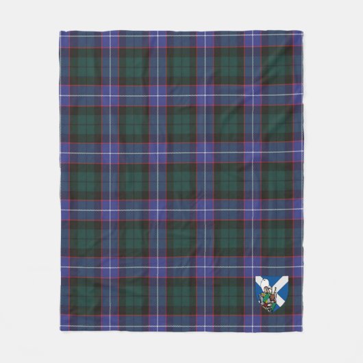 Scotts Guthrie Modern Tartan Pset Fleece Deken (Voorkant)
