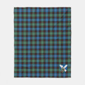 Scotts Guthrie Tartan Pset Fleece Deken (Voorkant)