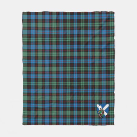 Scotts Guthrie Tartan Pset Fleece Deken (Voorkant)