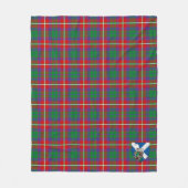 Scotts Haig Tartan Pset Fleece Deken (Voorkant)