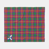 Scotts Haig Tartan Pset Fleece Deken (Voorkant (Horizontaal))