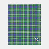 Scotts Haliburton Schotse Ruit Plaid Fleece Deken (Voorkant)
