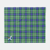 Scotts Haliburton Schotse Ruit Plaid Fleece Deken (Voorkant (Horizontaal))