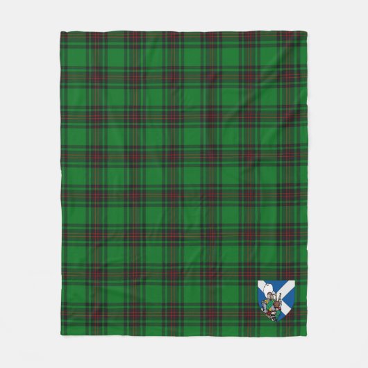 Scotts Halkerston Tartan Pset Fleece Deken (Voorkant)