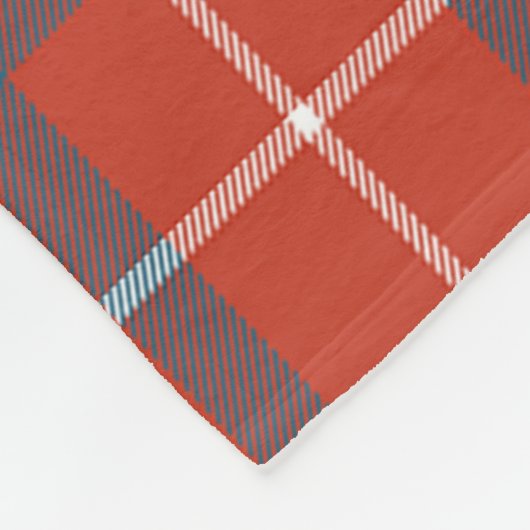 Scotts Hamilton Ancient Tartan Pset Fleece Deken (Hoek)