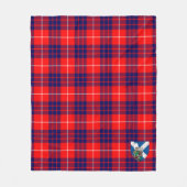 Scotts Hamilton Modern Tartan Pset Fleece Deken (Voorkant)