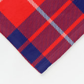 Scotts Hamilton Modern Tartan Pset Fleece Deken (Hoek)