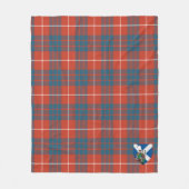 Scotts Hamilton Oude Tartan Schotse Ruit Fleece Deken (Voorkant)