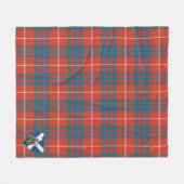 Scotts Hamilton Oude Tartan Schotse Ruit Fleece Deken (Voorkant (Horizontaal))