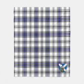 Scotts Hannay Gray Tartan Pset Fleece Deken (Voorkant)