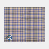 Scotts Hannay Tartan Pset Fleece Deken (Voorkant (Horizontaal))