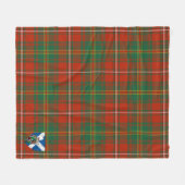 Scotts Hay Ancient Tartan Pset Fleece Deken (Voorkant (Horizontaal))