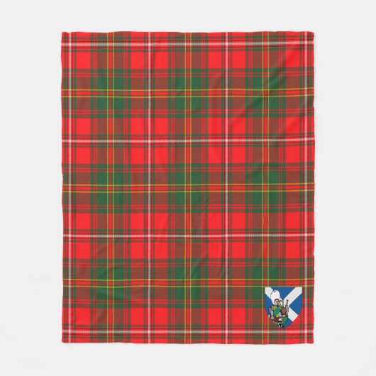 Scotts Hay Modern Tartan Pset Fleece Deken (Voorkant)