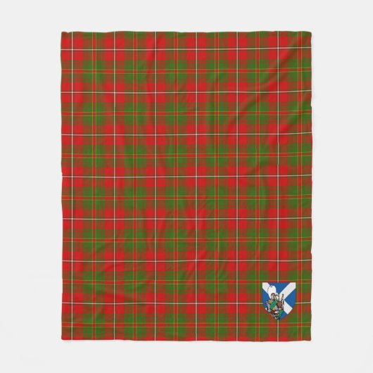 Scotts Hay Tartan Pset Fleece Deken (Voorkant)