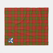 Scotts Hay Tartan Pset Fleece Deken (Voorkant (Horizontaal))