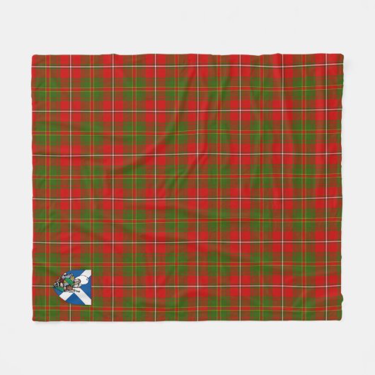 Scotts Hay Tartan Pset Fleece Deken (Voorkant (Horizontaal))