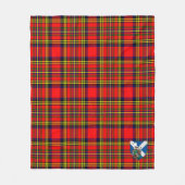 Scotts Hepburn Schotse Ruitpatroon Fleece Deken (Voorkant)