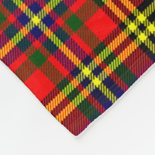 Scotts Hepburn Tartan Pset Fleece Deken (Hoek)