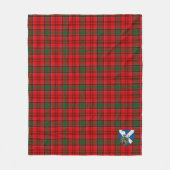 Scotts Heron Schotse Ruit Plaid Fleece Deken (Voorkant)
