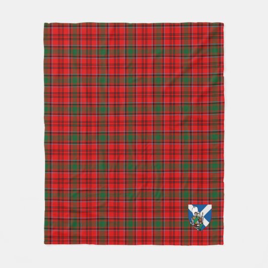 Scotts Heron Tartan Pset Fleece Deken (Voorkant)
