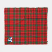 Scotts Heron Tartan Pset Fleece Deken (Voorkant (Horizontaal))