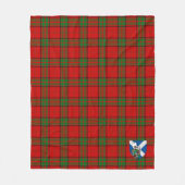 Scotts Herries Schotse Ruitpatroon Fleece Deken (Voorkant)