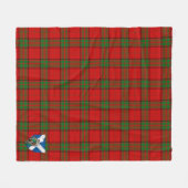 Scotts Herries Schotse Ruitpatroon Fleece Deken (Voorkant (Horizontaal))