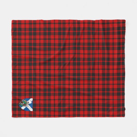 Scotts Hog Tartan Pset Fleece Deken (Voorkant (Horizontaal))