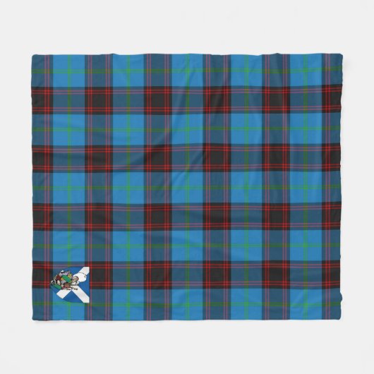 Scotts Home Ancient Tartan Pset Fleece Deken (Voorkant (Horizontaal))