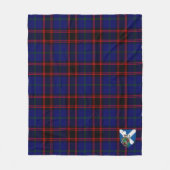 Scotts Home Modern Tartan Pset Fleece Deken (Voorkant)