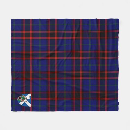 Scotts Home Modern Tartan Pset Fleece Deken (Voorkant (Horizontaal))