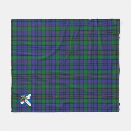 Scotts Hope Tartan Pset Fleece Deken (Voorkant (Horizontaal))