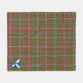 Scotts Hunter 1819 Tartan Pset Fleece Deken (Voorkant (Horizontaal))