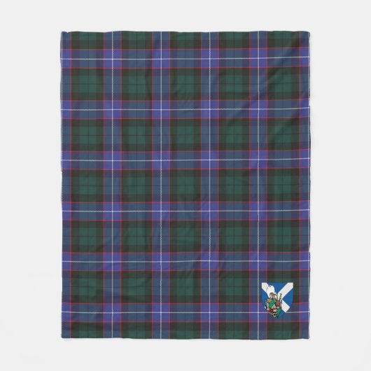 Scotts Hunter Modern Tartan Pset Fleece Deken (Voorkant)