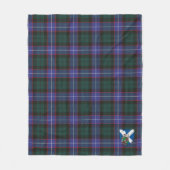 Scotts Hunter Moderne Schotse Plaid Ruit Fleece Deken (Voorkant)