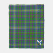 Scotts Hunter van Hunterston Tartan Plaid Fleece Deken (Voorkant)