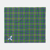 Scotts Hunter van Hunterston Tartan Plaid Fleece Deken (Voorkant (Horizontaal))