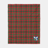 Scotts Hunter (VS) Schotse Ruit Fleece Deken (Voorkant)