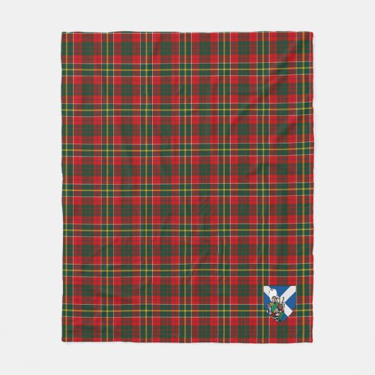 Scotts Hunter (VS) Tartan Pset Fleece Deken (Voorkant)