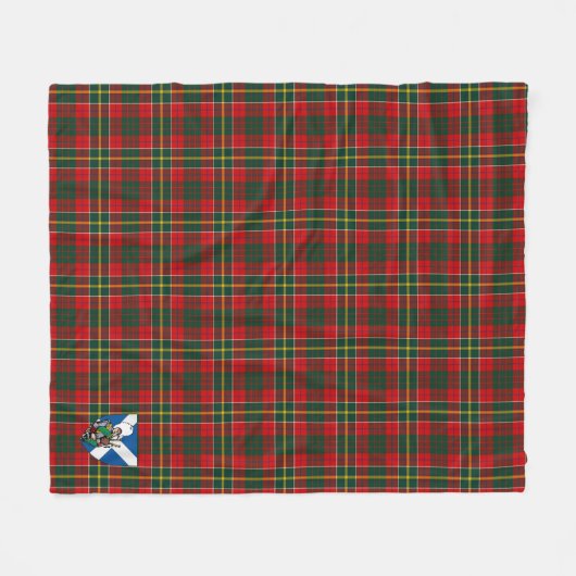 Scotts Hunter (VS) Tartan Pset Fleece Deken (Voorkant (Horizontaal))