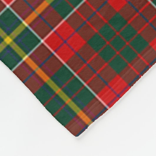 Scotts Hunter (VS) Tartan Pset Fleece Deken (Hoek)