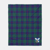 Scotts Hutton Tartan Pset Fleece Deken (Voorkant)
