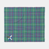 Scotts Inglis Ancient Tartan Pset Fleece Deken (Voorkant (Horizontaal))