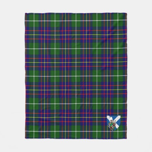 Scotts Inglis Modern Tartan Pset Fleece Deken (Voorkant)