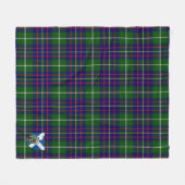 Scotts Inglis Modern Tartan Pset Fleece Deken (Voorkant (Horizontaal))